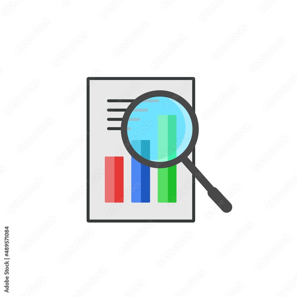statistical data analysis business icon vector illustration statistical data analysis business icon vector illustration