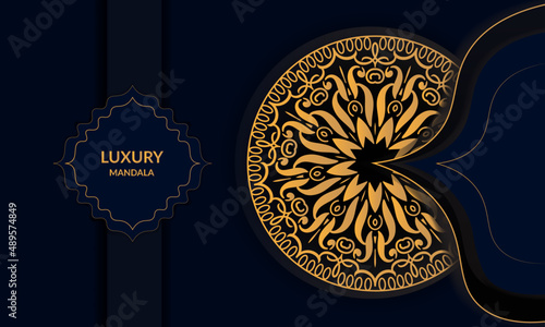 Creative luxury decorative mandala background | Luxury mandala background with golden arabesque pattern Arabic Islamic east style. Decorative mandala for print, poster, cover, brochure, flyer, banner,