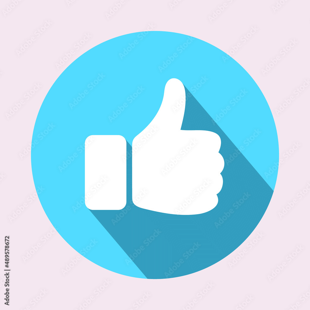 3D Rendering Thumb Up, Like icon on Social Media , isolated vector 3D Rendering Thumb Up, Like icon on Social Media , isolated vector
