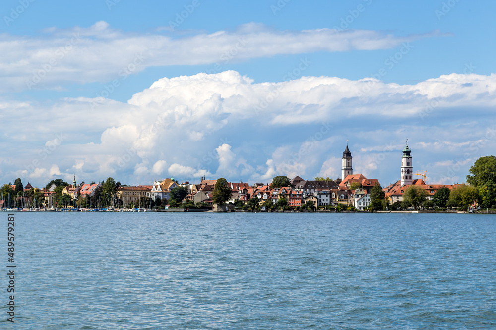 Lindau, Germany. Scenic view from Lake Constance 