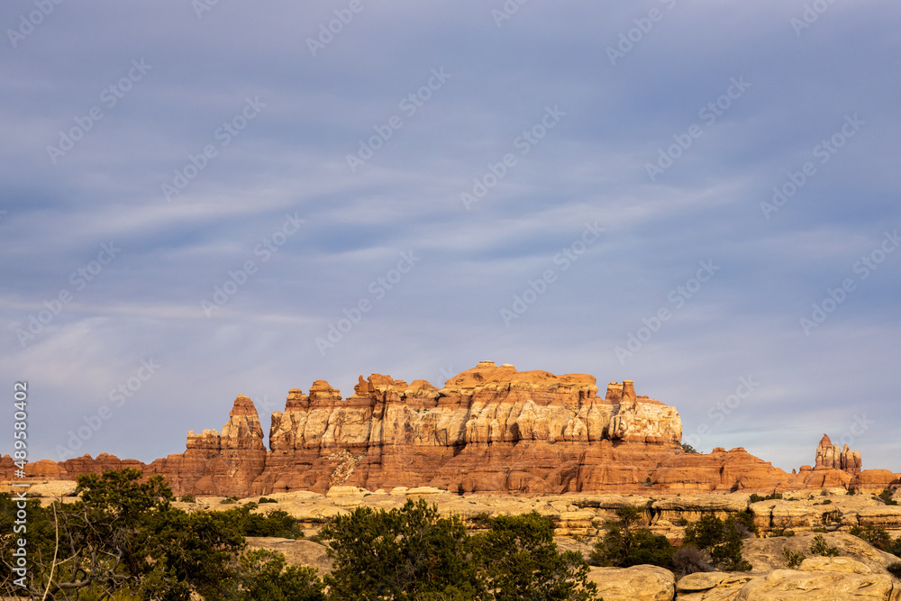 Chesler Park Formations Under Whispy Clouds