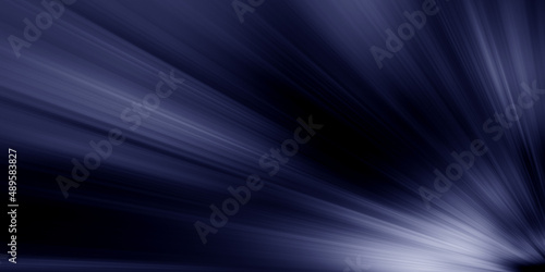 Abstract blue tone of high speed moving light