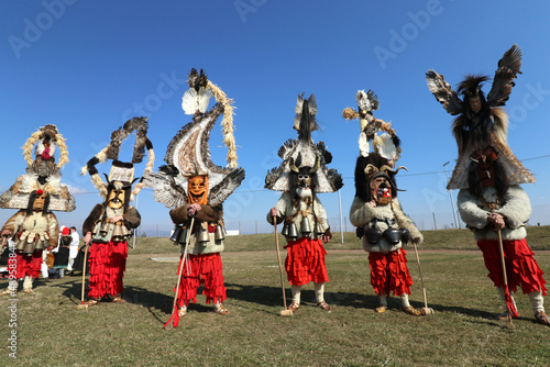 Bild auf Leinwand Masquerade festival in Elin Pelin, Bulgaria