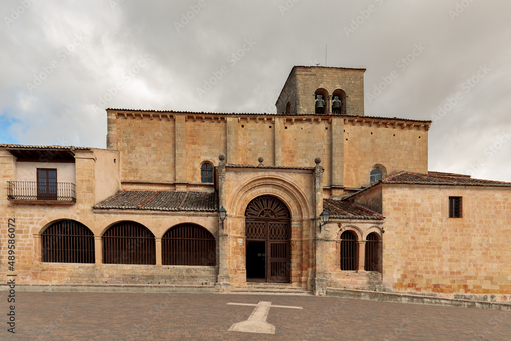 Romanesque church in Sepulveda. Spain.