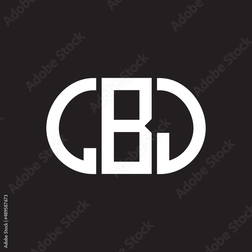 LBJ letter logo design on black background. LBJ creative initials letter logo concept. LBJ letter design. photo