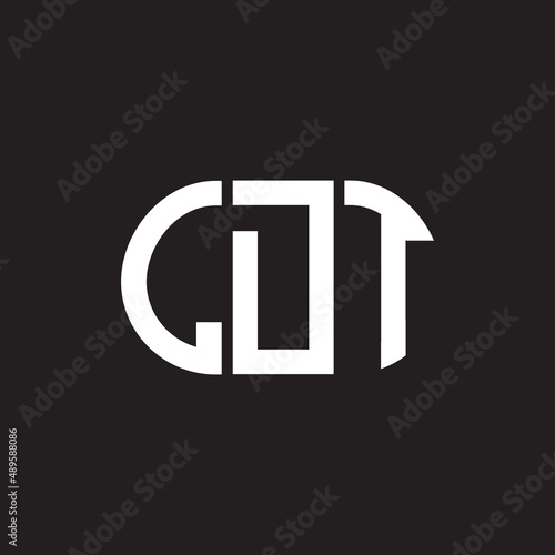 LDT letter logo design on black background. LDT creative initials letter logo concept. LDT letter design.