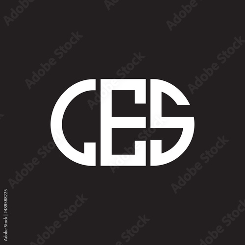 LES letter logo design on black background. LES creative initials letter logo concept. LES letter design.