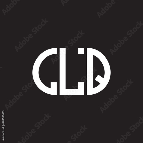 LLQ letter logo design on black background. LLQ creative initials letter logo concept. LLQ letter design.