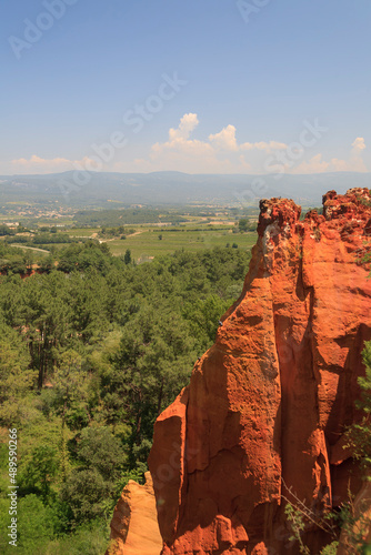 Obraz na płótnie Ockerfelsen von Roussillon 