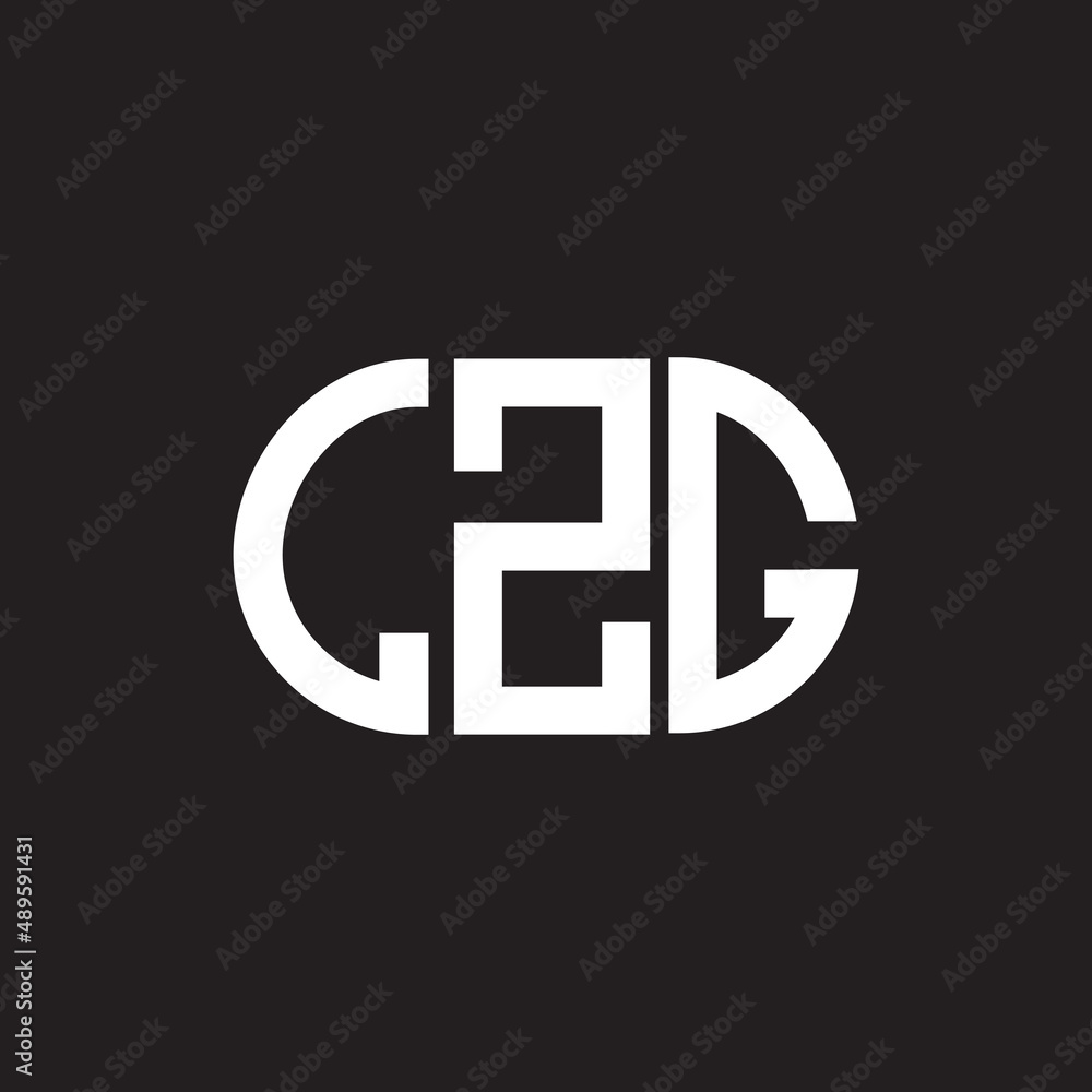LZG letter logo design on black background. LZG creative initials letter logo concept. LZG letter design. LZG letter logo design on black background. LZG creative initials letter logo concept. LZG letter design.