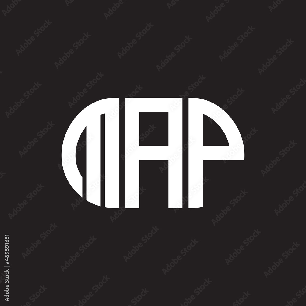 MAP letter logo design on black background. MAP creative initials letter logo concept. MAP letter design. MAP letter logo design on black background. MAP creative initials letter logo concept. MAP letter design.