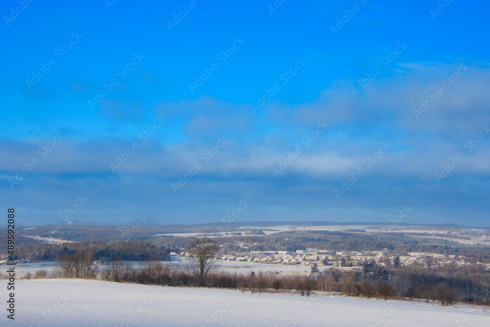 Countryside landscape in the province of Quebec, Canada Countryside landscape in the province of Quebec, Canada