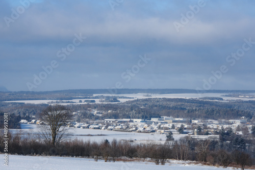 Countryside landscape in the province of Quebec, Canada