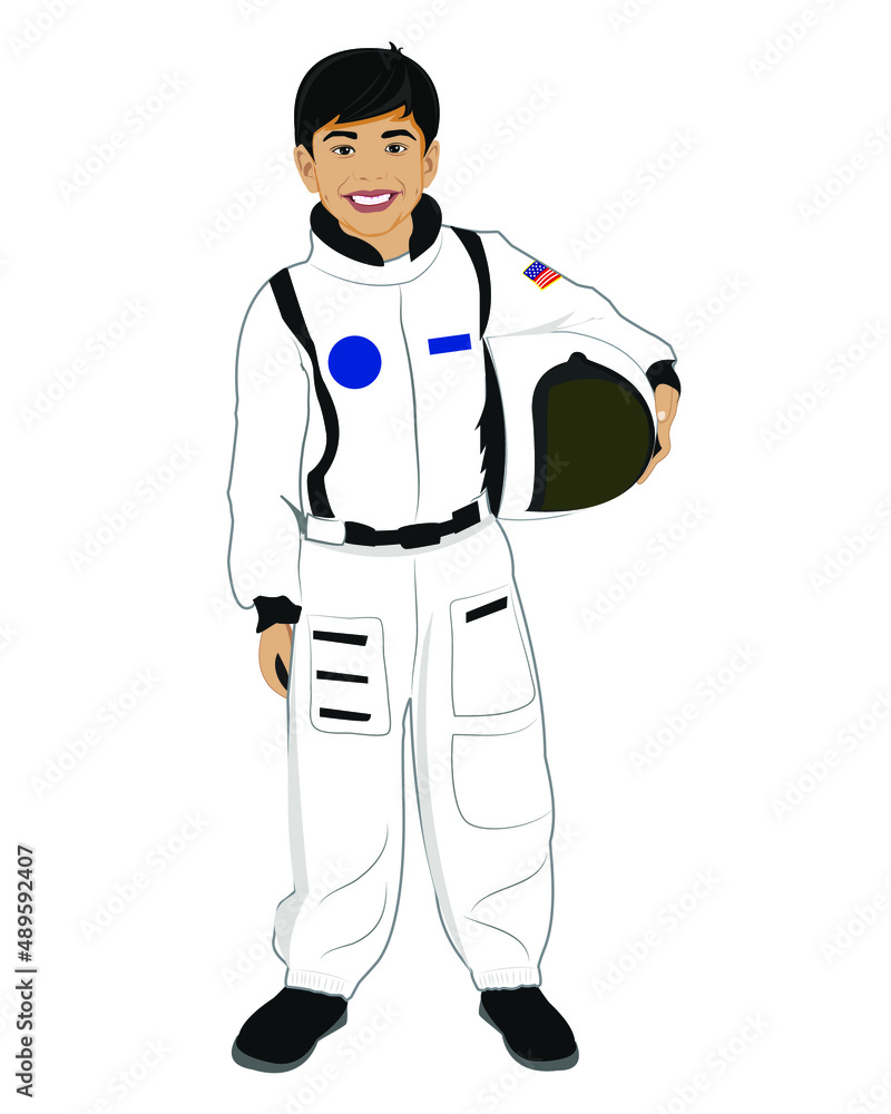 little boy atronaut in the space little boy atronaut in the space