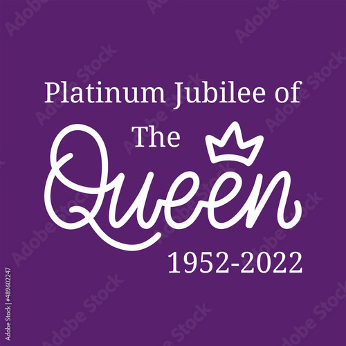 Poster of Platinum Jubilee of The Queen 2022 Fototapet