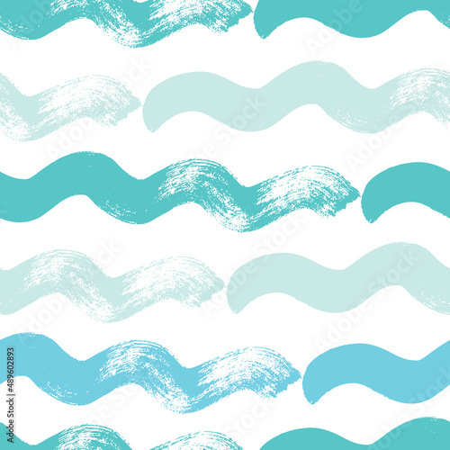 Expressive dry brushes seamless pattern. Minimalistic creative trend strokes. Winter, spring or summer seasons. Vector design for cover, print, textile or wrapp paper.
