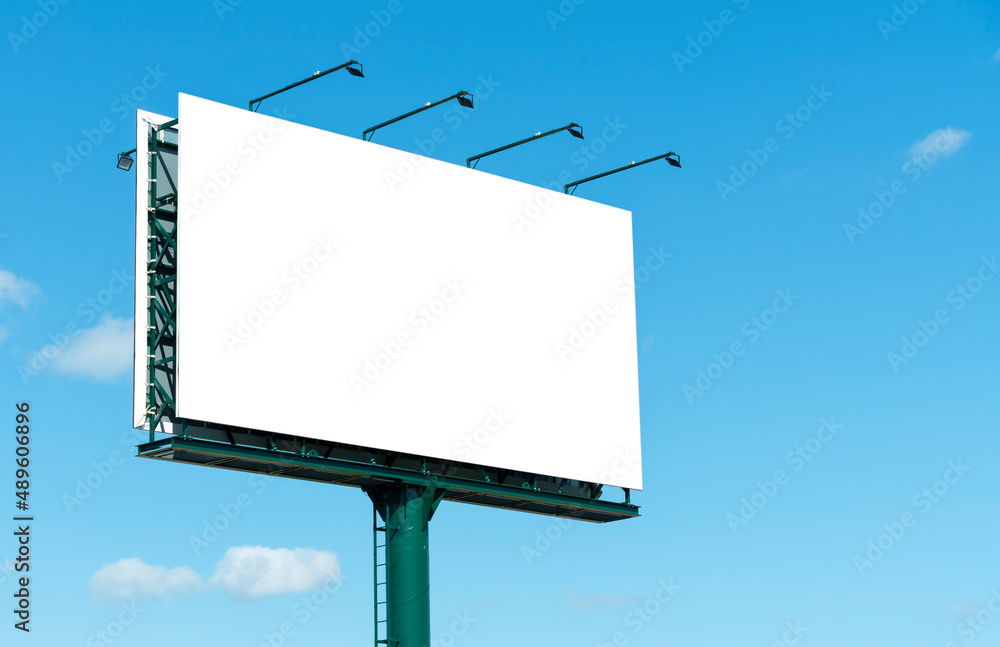 blank billboard against blue sky blank billboard against blue sky