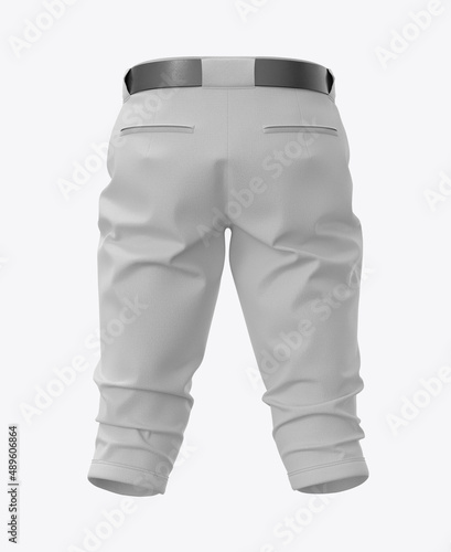 Photography Baseball Pants . 3D render