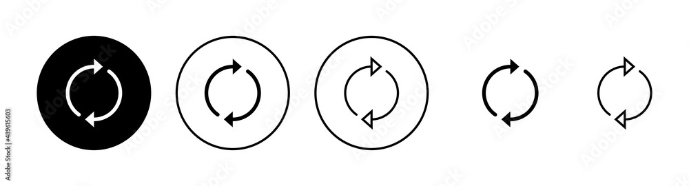 Refresh icons set. Reload sign and symbol. Update icon. Refresh icons set. Reload sign and symbol. Update icon.