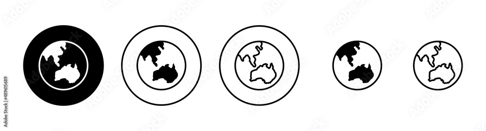 World map set. Worldmap sign and symbol. Globe icon World map set. Worldmap sign and symbol. Globe icon