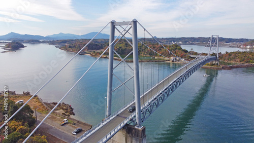 天草・東大維橋の空撮