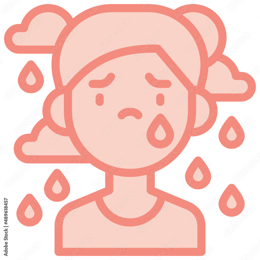 depression two tone icon depression two tone icon