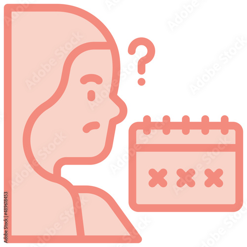 calendar two tone icon
