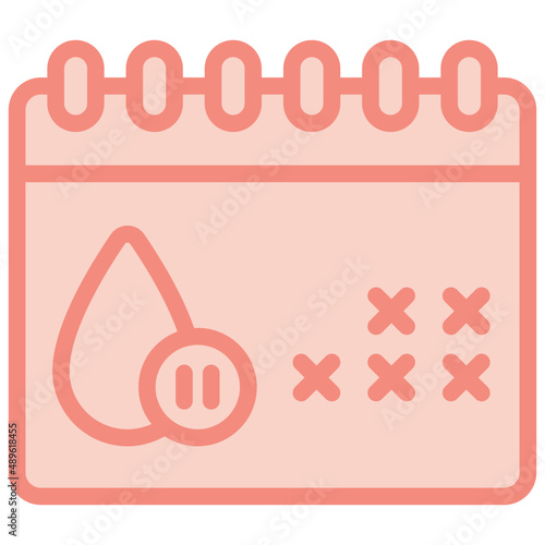 calendar two tone icon