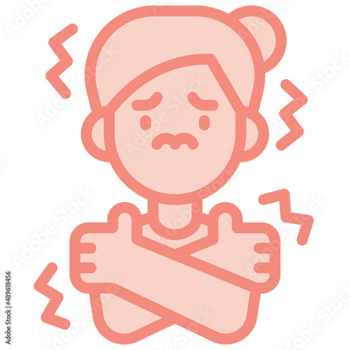 chills two tone icon