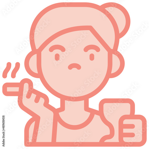 bad habits two tone icon