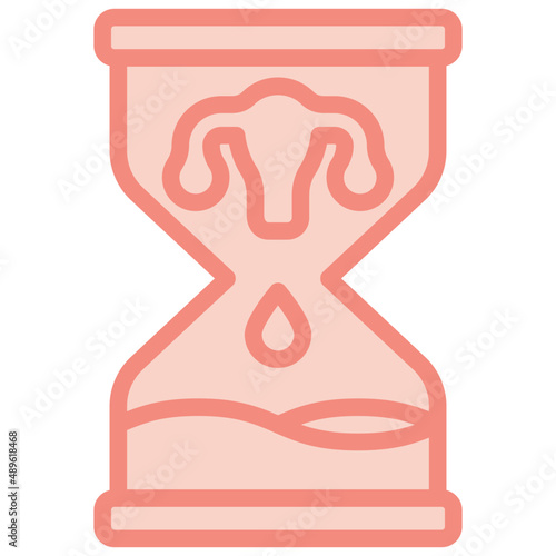 menopausal two tone icon