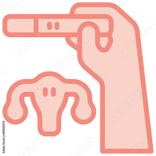 women menopause two tone icon