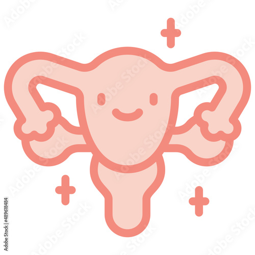 menstrual two tone icon