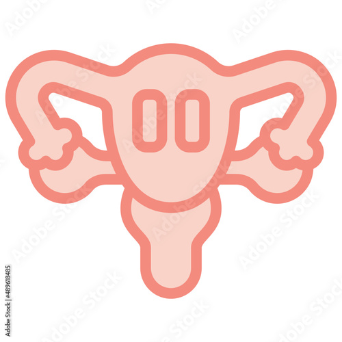 women menopause two tone icon