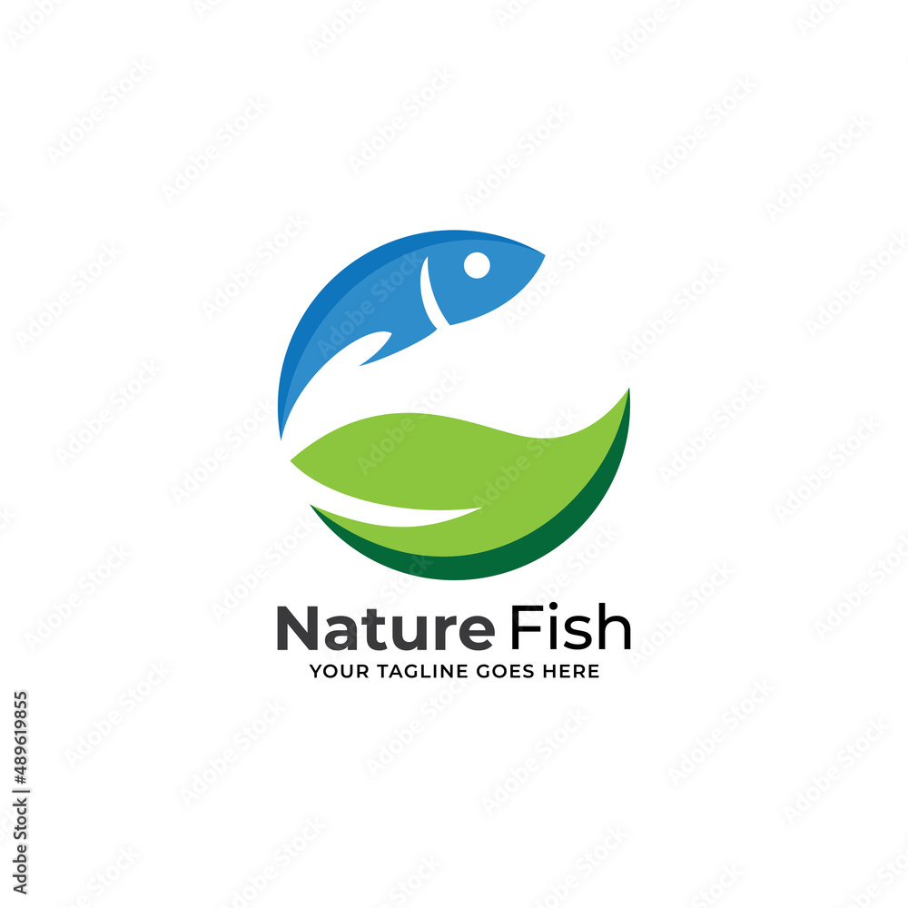 Fish Logo Template Design Vector, Emblem, Concept Design, Creative Symbol, Icon Fish Logo Template Design Vector, Emblem, Concept Design, Creative Symbol, Icon