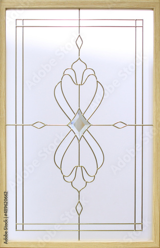 stained glass beautiful stained glass ornament for interior doors tin film decorative composition
