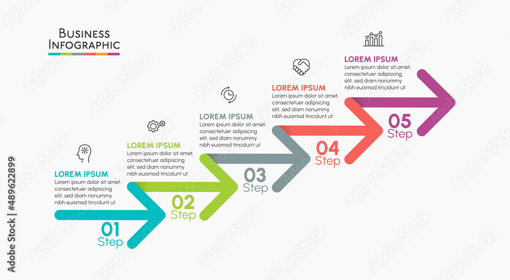 Business data visualization. timeline infographic icons designed for abstract background template milestone element modern diagram process technology digital marketing data presentation chart Vector