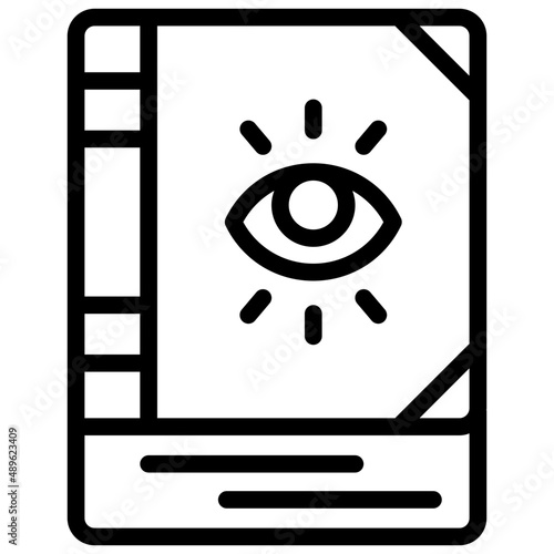 grimoires outline icon