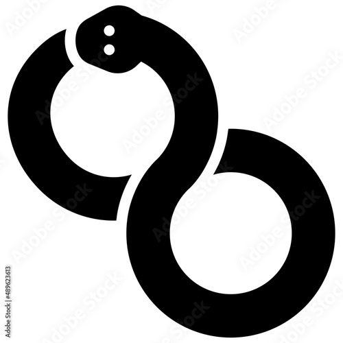 ouroboros solid icon
