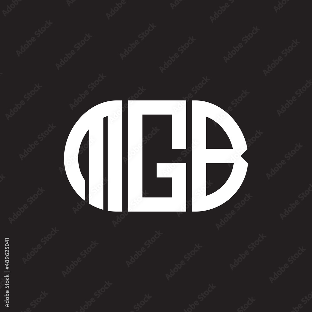 MGB letter logo design on black background. MGB creative initials letter logo concept. MGB letter design. MGB letter logo design on black background. MGB creative initials letter logo concept. MGB letter design.
