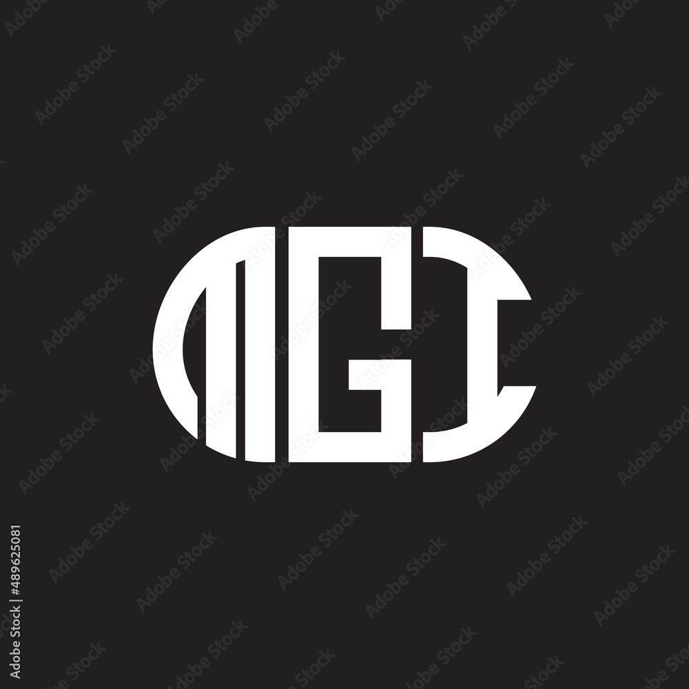 MGI letter logo design on black background. MGI creative initials letter logo concept. MGI letter design. MGI letter logo design on black background. MGI creative initials letter logo concept. MGI letter design.