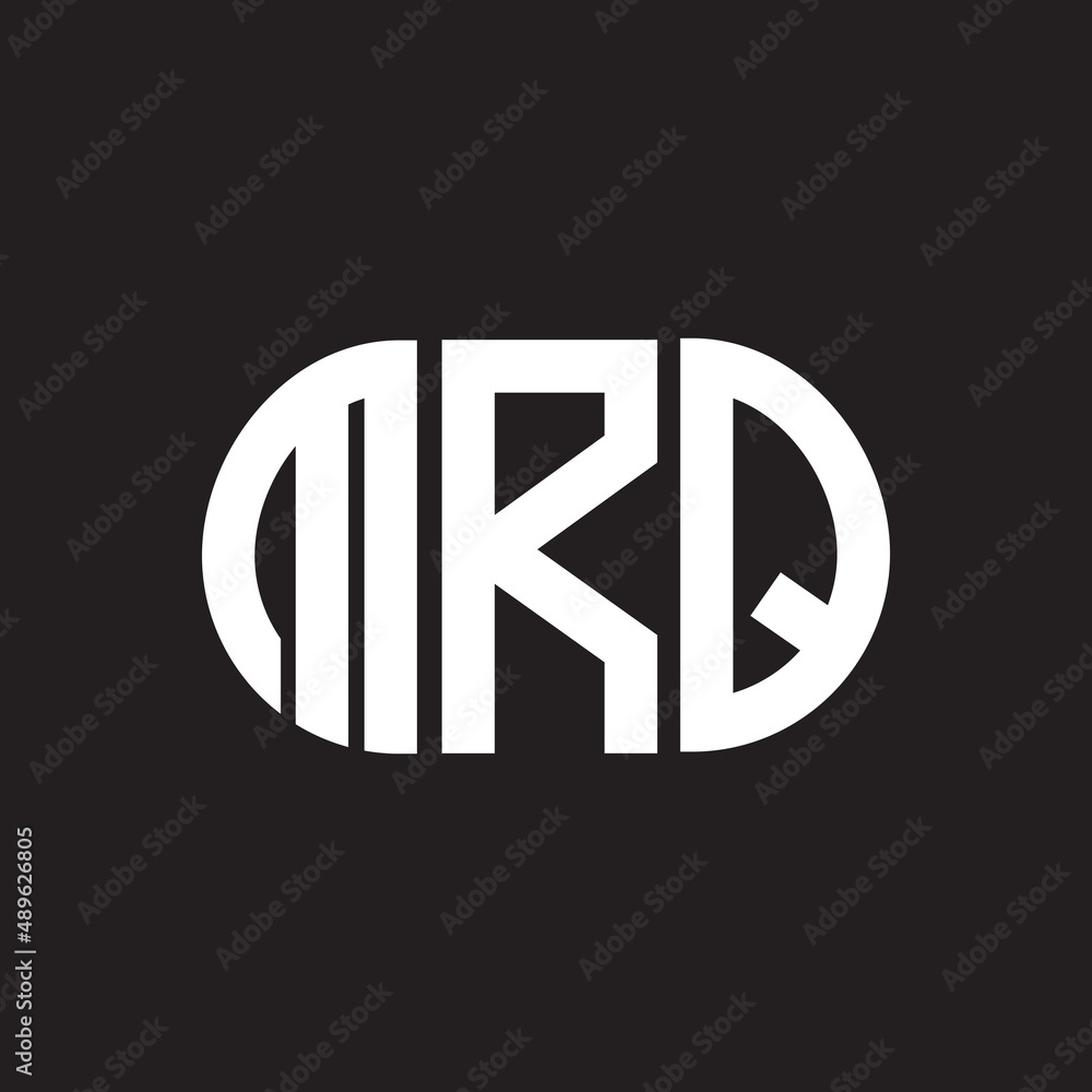 MRQ letter logo design on black background. MRQ creative initials letter logo concept. MRQ letter design. MRQ letter logo design on black background. MRQ creative initials letter logo concept. MRQ letter design.
