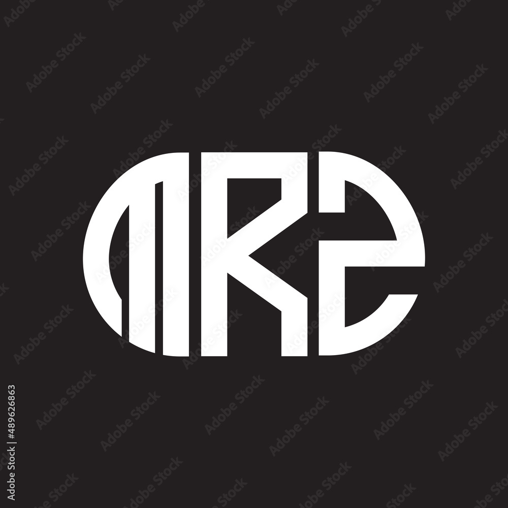 MRZ letter logo design on black background. MRZ creative initials letter logo concept. MRZ letter design. MRZ letter logo design on black background. MRZ creative initials letter logo concept. MRZ letter design.