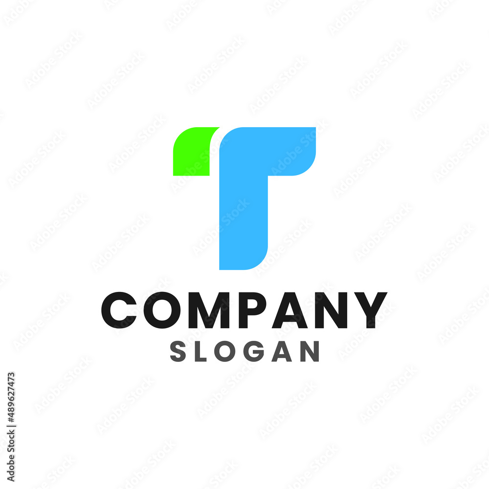 Letter T tech start up logo design company Letter T tech start up logo design company