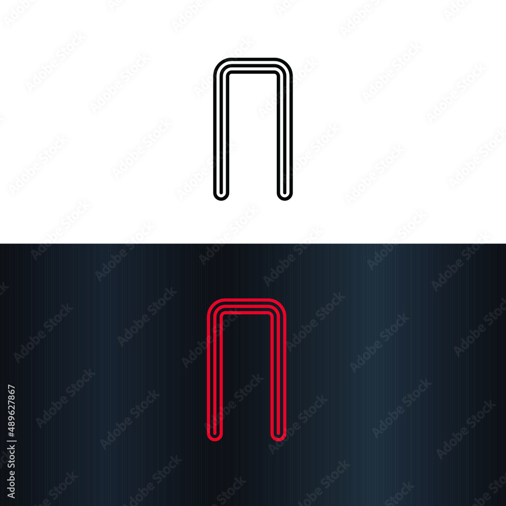 Letter N Creative Unique Modern Vector Logo Design Letter N Creative Unique Modern Vector Logo Design