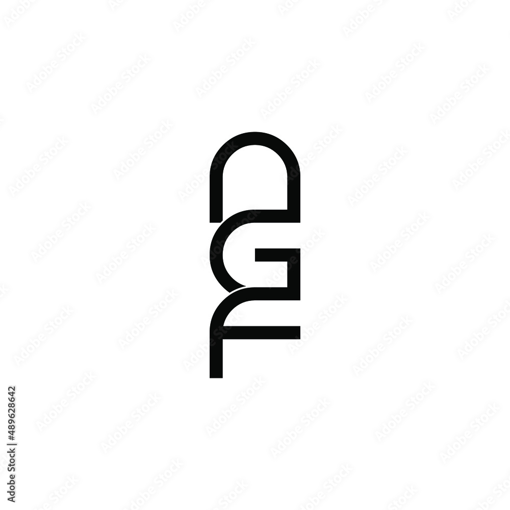 ngf letter original monogram logo design ngf letter original monogram logo design