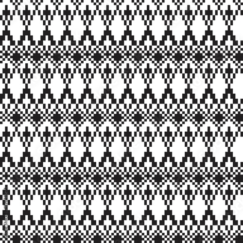 Argyle Fair Isle Seamless Pattern Design