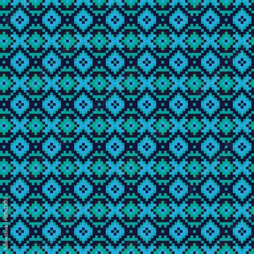 Argyle Fair Isle Seamless Pattern Design