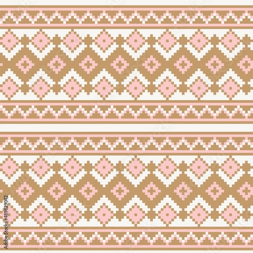 Argyle Fair Isle Seamless Pattern Design