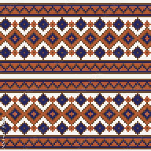 Wallpaper Mural Argyle Fair Isle Seamless Pattern Design Torontodigital.ca